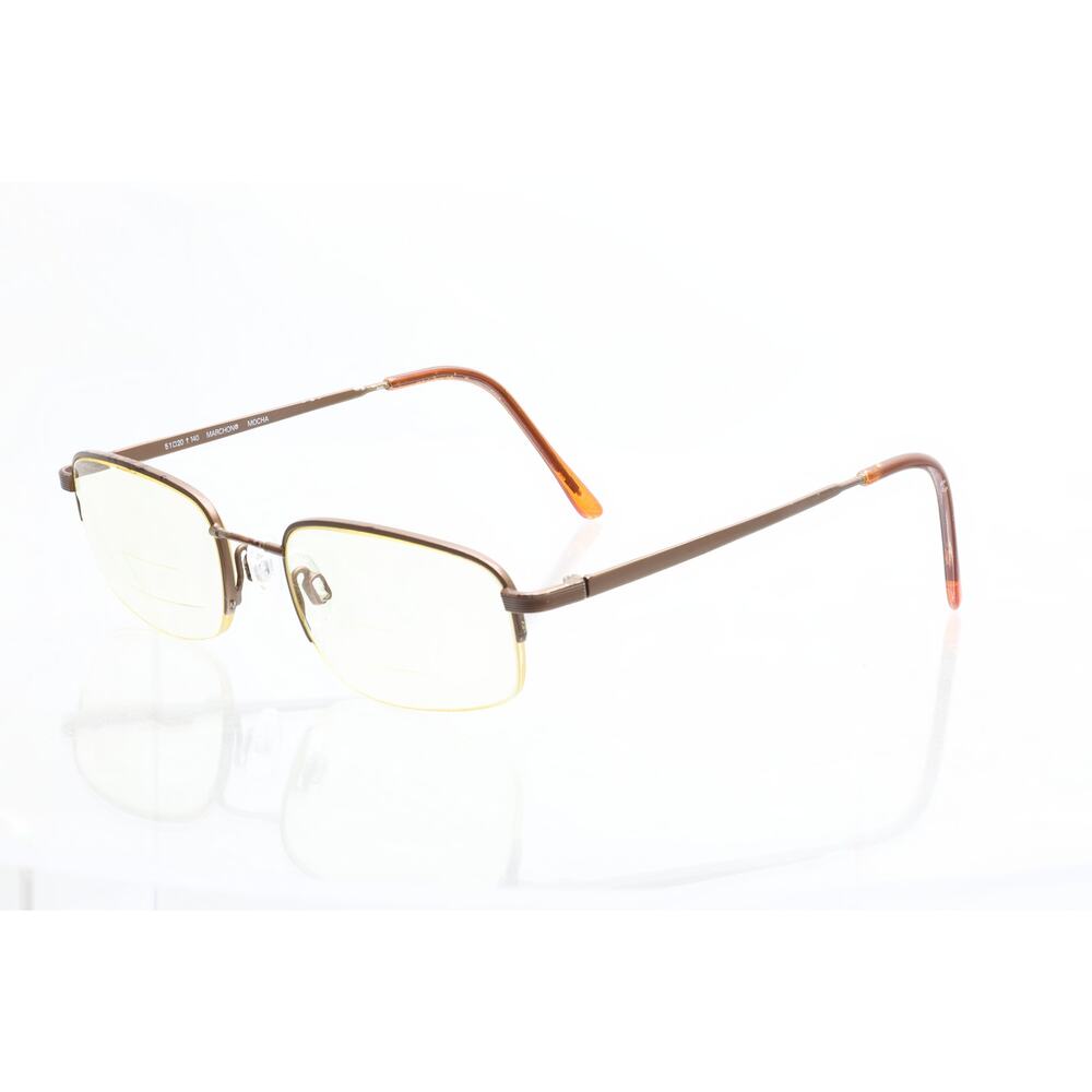 Marchon Autoflex 63 with Flexon Mocha 51-20-140 Eyeglasses FRAMES ONLY-FAIR-READ